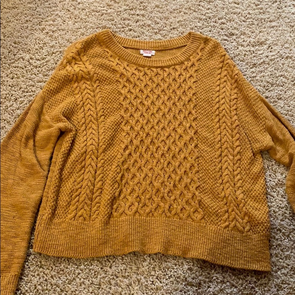 Mustard sweater